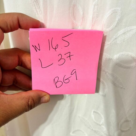 Beyond The Radar Women's Eyelet Midi Wrap Skirt White Large Unlined Embroidery - Picture 15 of 15